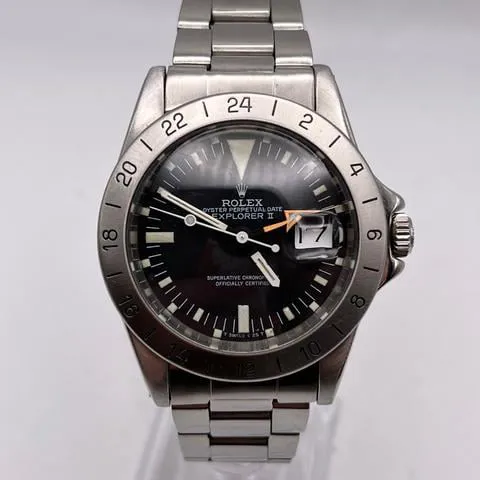 Rolex Explorer II 1655 40mm Stainless steel Black