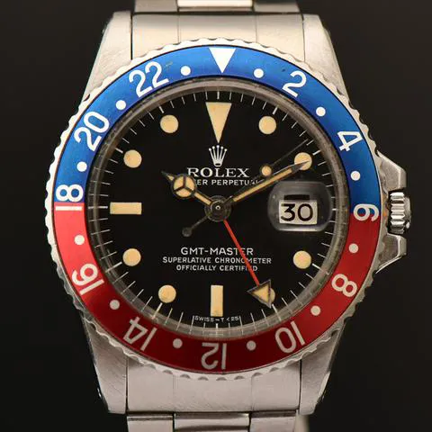 Rolex GMT-Master 1675 40mm Stainless steel Black