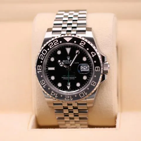 Rolex GMT-Master II 126710GRNR 40mm Stainless steel Black