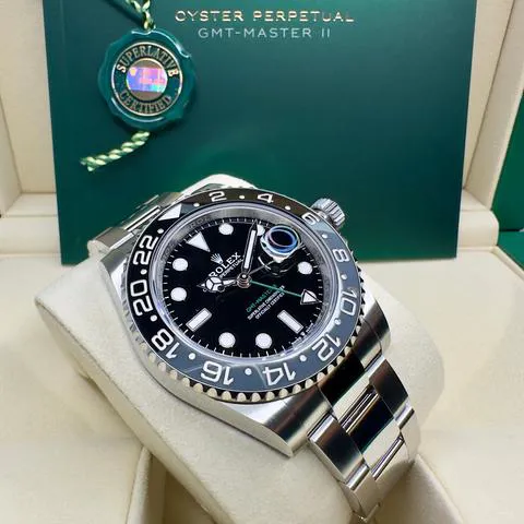 Rolex GMT-Master II 126710GRNR 40mm Stainless steel Black