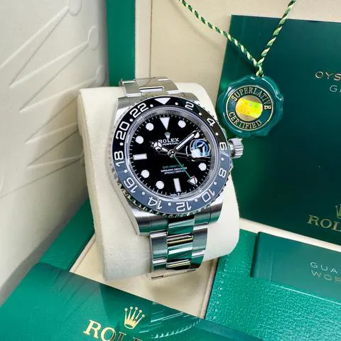 Rolex GMT-Master II 126710GRNR 40mm Stainless steel Black 2