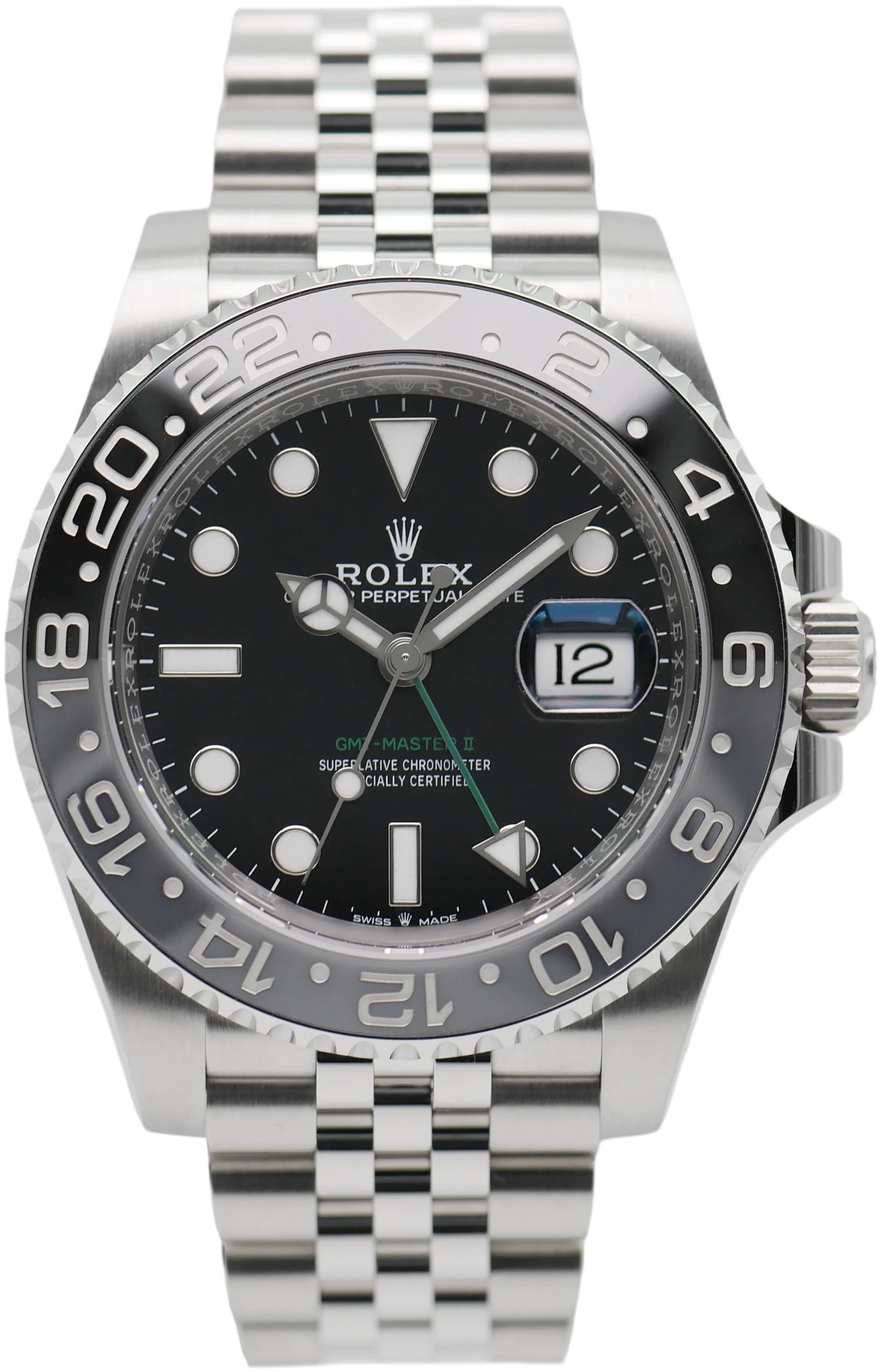 Rolex GMT-Master II 126710GRNR 40mm Stainless steel Black