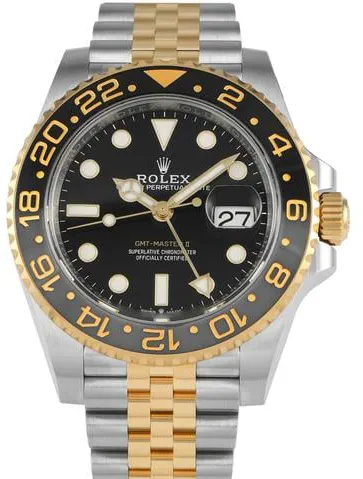 Rolex GMT-Master II 126713GRNR-0001 40mm Yellow gold and Oystersteel Black