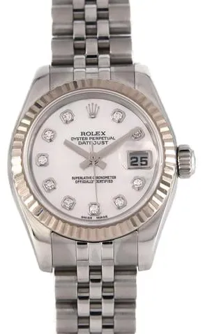 Rolex Lady-Datejust 179174NG 26mm White gold Mother-of-pearl