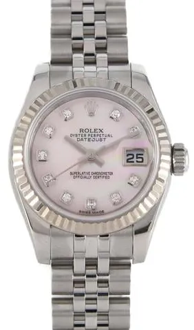 Rolex Lady-Datejust 179174NG 26mm White gold Rose