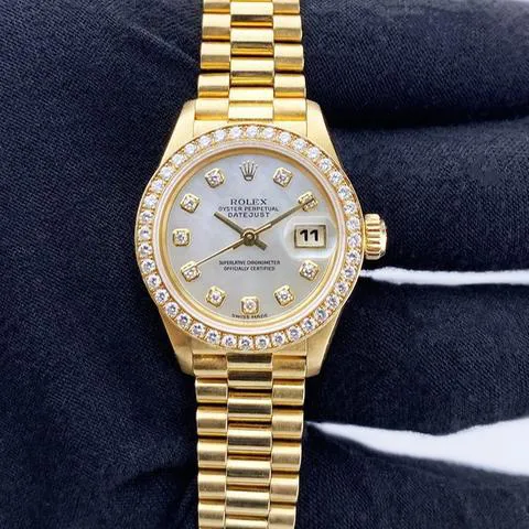 Rolex Lady-Datejust 69138 26mm Yellow gold Mother-of-pearl 1