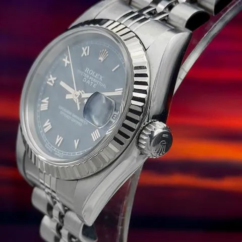 Rolex Lady-Datejust 69174 26mm Stainless steel Blue 3