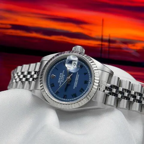 Rolex Lady-Datejust 69174 26mm Stainless steel Blue 6