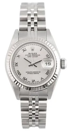 Rolex Lady-Datejust 79174 26mm Yellow gold and Stainless steel Silver