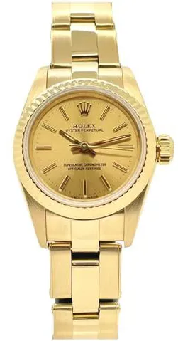 Rolex Oyster Perpetual 26 67198 26mm Yellow gold Gold