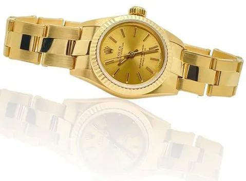 Rolex Oyster Perpetual 26 67198 26mm Yellow gold Gold 2