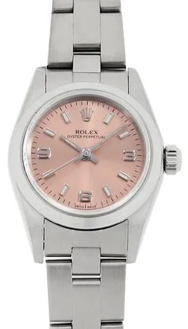 Rolex Oyster Perpetual 76080 23.5mm Stainless steel Rose