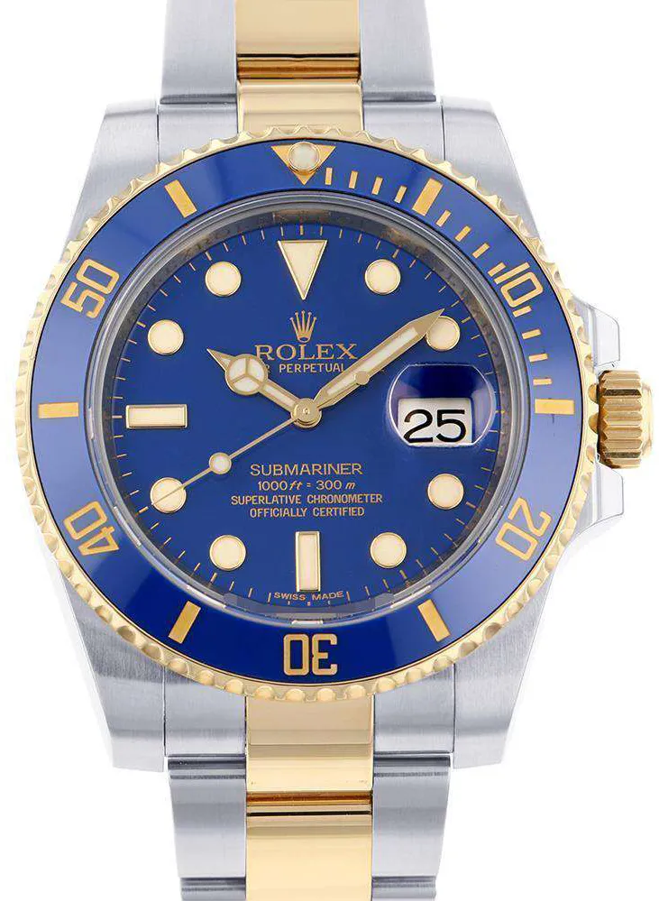 Rolex Submariner 116613LB 40mm Yellow gold and Stainless steel Blue