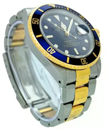 Rolex Submariner 16803 40mm Yellow gold and Stainless steel Blue 2