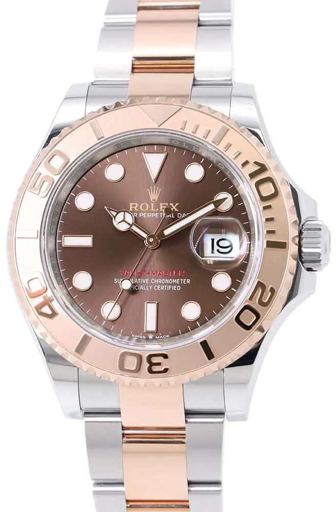 Rolex Yacht-Master 40 126621 40mm Steel 18K Rose Gold Brown