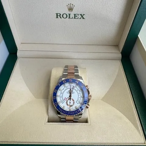 Rolex Yacht-Master II 116681 44mm Yellow gold and Stainless steel White