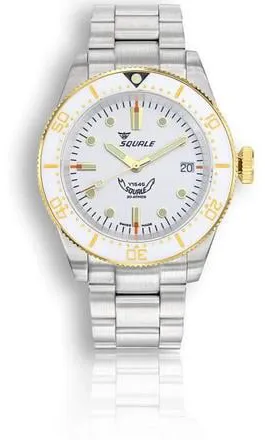 Squale 1545WTWT.AC 40mm Stainless steel White