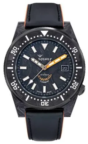 Squale T183AFCOR.RLOR 42mm Carbon fiber Gray