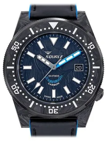 Squale T183AFCBL.RLBL 42mm Carbon fiber Gray 1