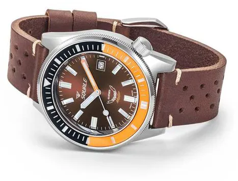 Squale .PTS 44mm Stainless steel Brown 4