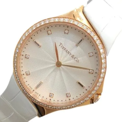 Tiffany 28mm Rose gold White