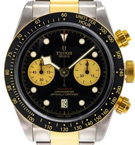 Tudor Black Bay Chrono S&G M79363N-0001 41mm Yellow gold and Stainless steel Black