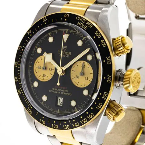 Tudor Black Bay Chrono S&G M79363N-0001 41mm Yellow gold and Stainless steel Black 1