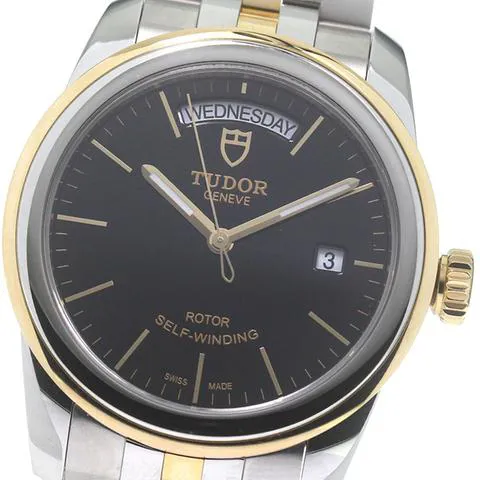 Tudor Glamour 56003 39mm yg Black