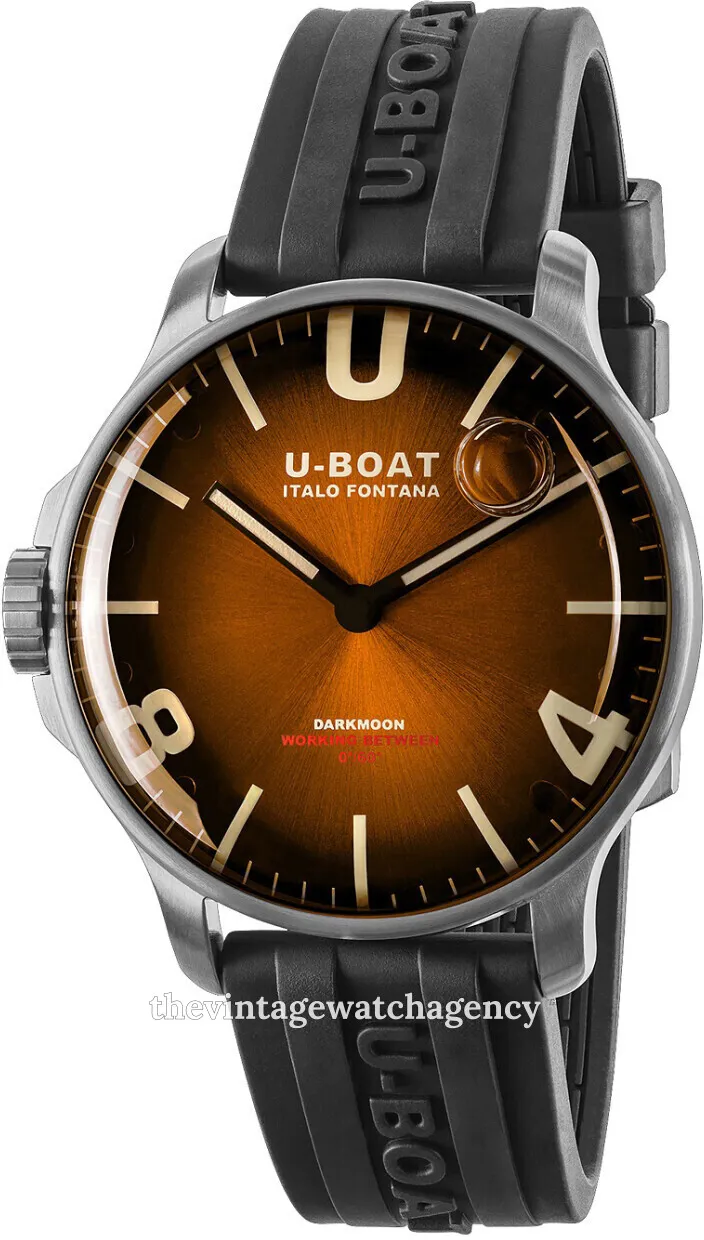 U-Boat Darkmoon 8703/B 44mm Stainless steel Brown