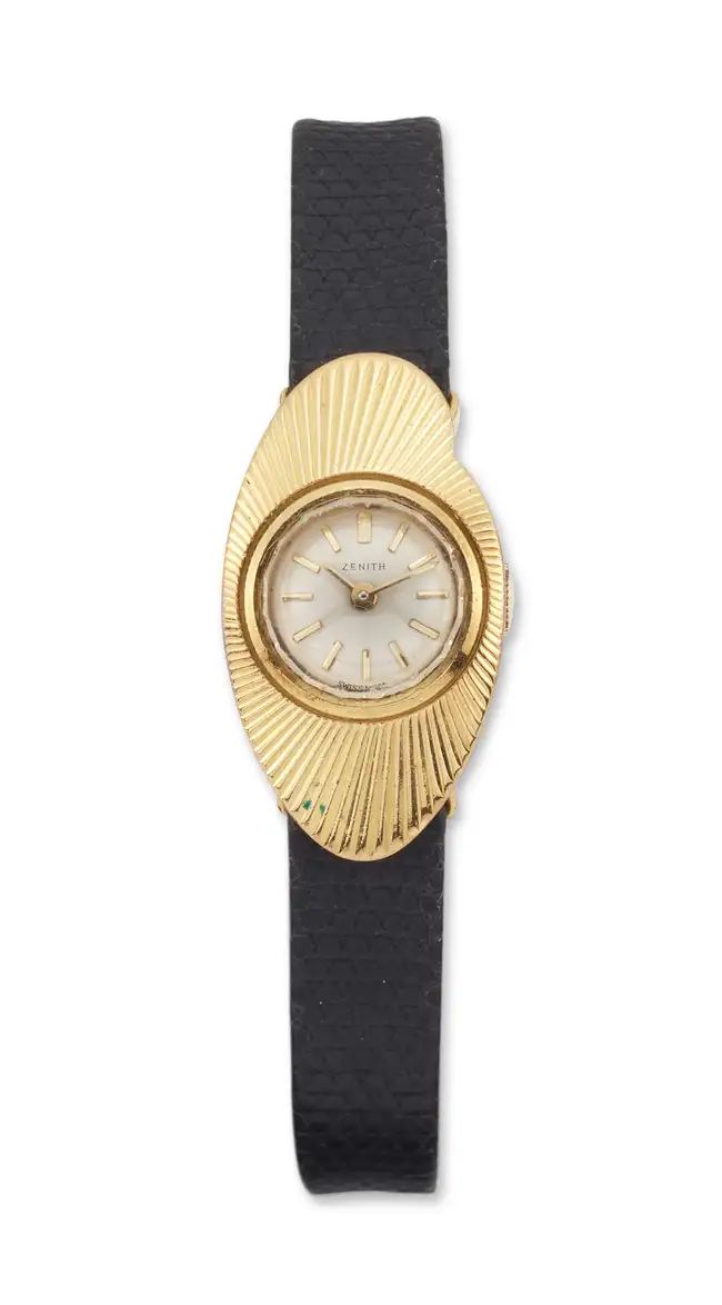 Zenith 18k yellow gold Silver