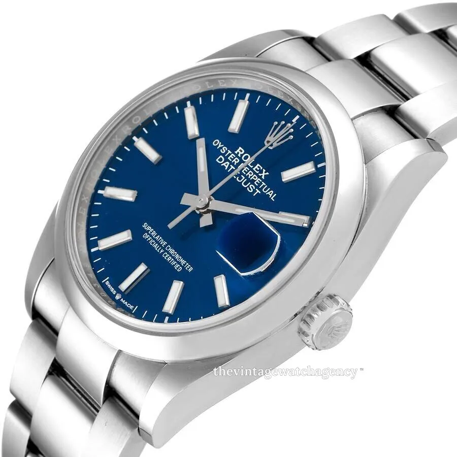 Rolex Datejust 36 126200-0006 36mm Oystersteel Blue 2