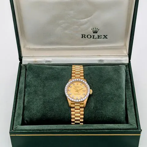 Rolex Lady-Datejust 69138 26mm Yellow gold Champagne 3