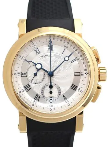 Breguet Marine 5827BA/12/5ZU 42mm Yellow gold Silver