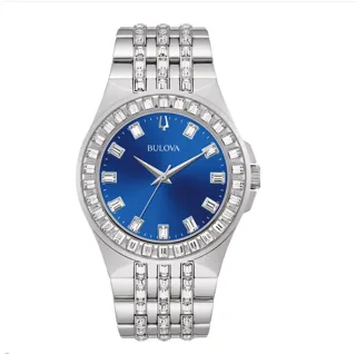 Bulova Crystal 96L290 Stainless steel Blue