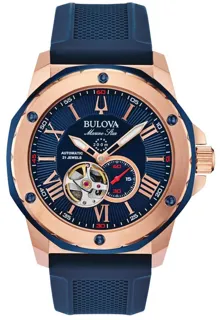 Bulova Marine Star 98A227 Stainless steel Blue