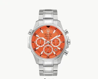 Bulova Marine Star 96B395 Stainless steel Orange