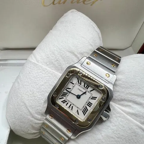 Cartier Santos Galbée 1567 24mm Stainless steel White 2