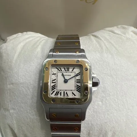 Cartier Santos Galbée 1567 24mm Stainless steel White 13