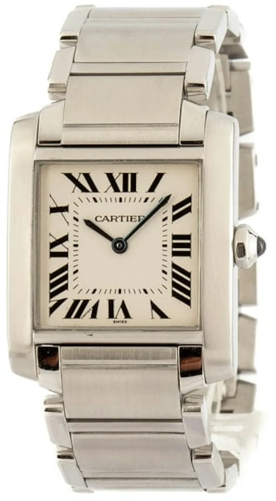 Cartier Tank W51008Q3 20mm Stainless steel Tan 5