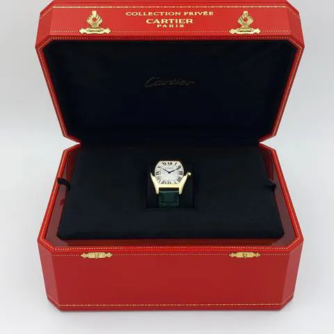 Cartier Tortue 2496C 34mm Yellow gold Silver 3