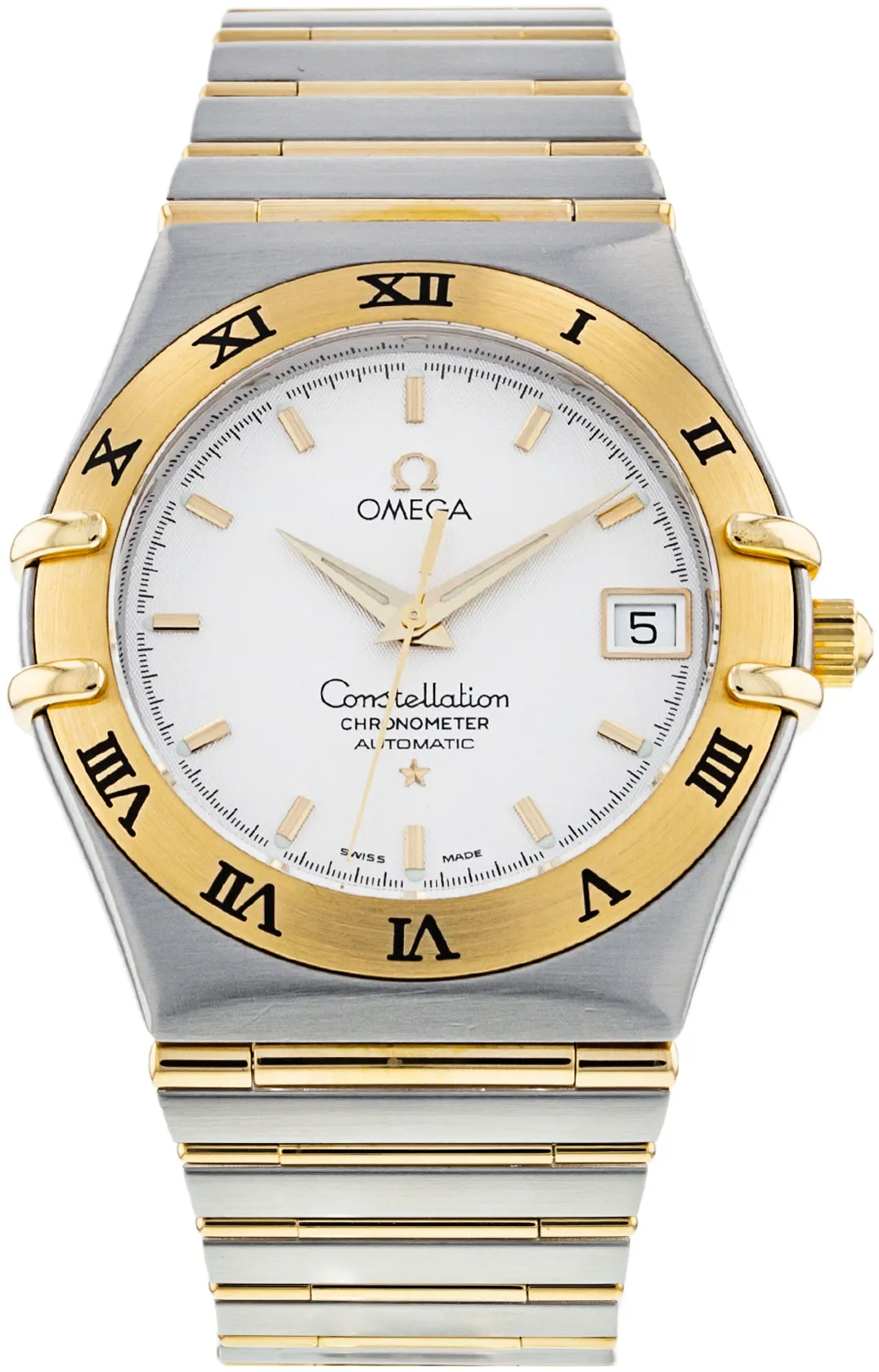 Omega Constellation 1202.30.00 36mm Yellow gold and Stainless steel Silver