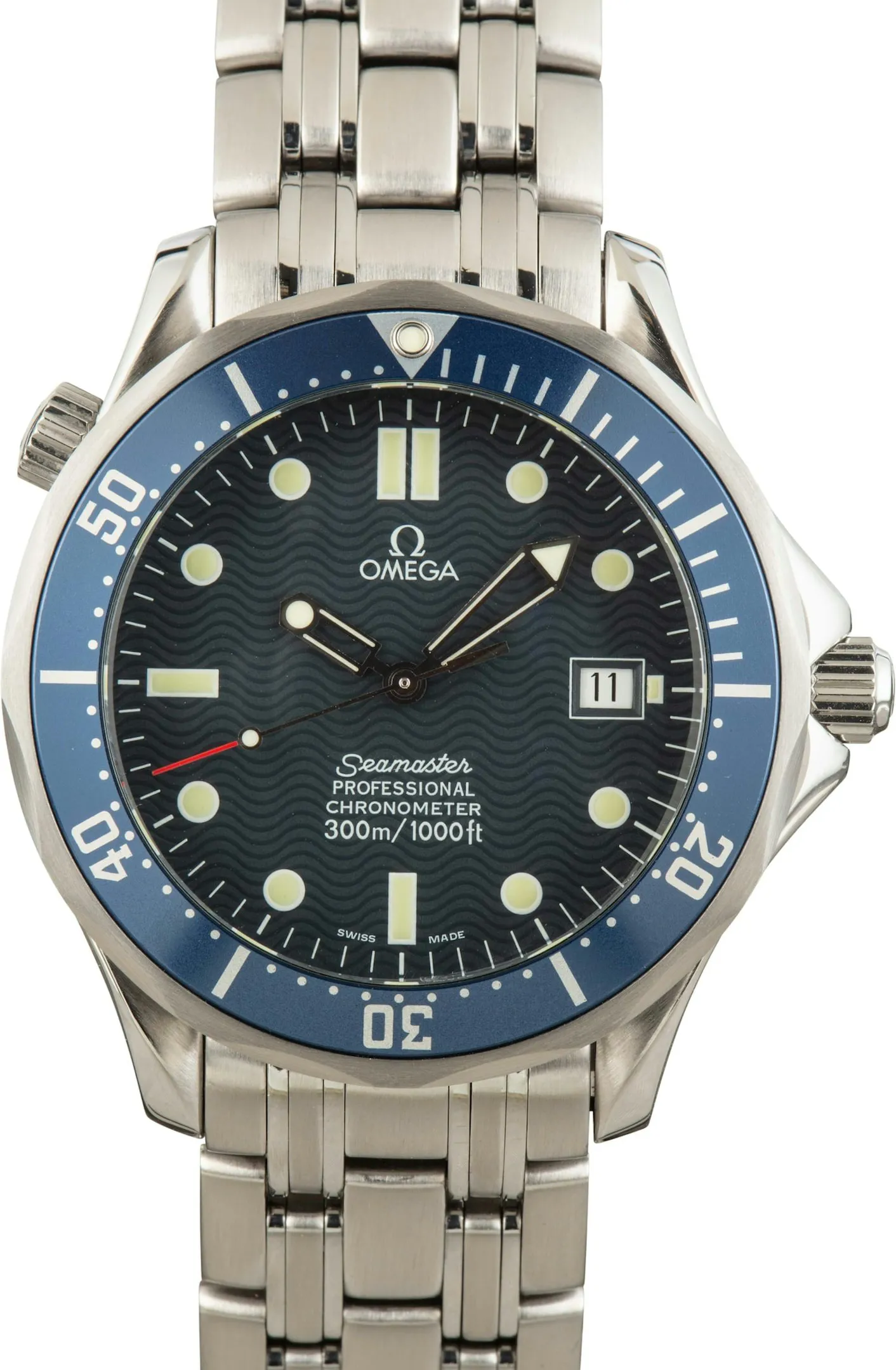 Omega Seamaster Diver 300M 25318000 41mm Stainless steel Blue 3