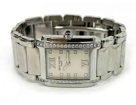 Patek Philippe Twenty~4 4910/10A 25mm Stainless steel White 2