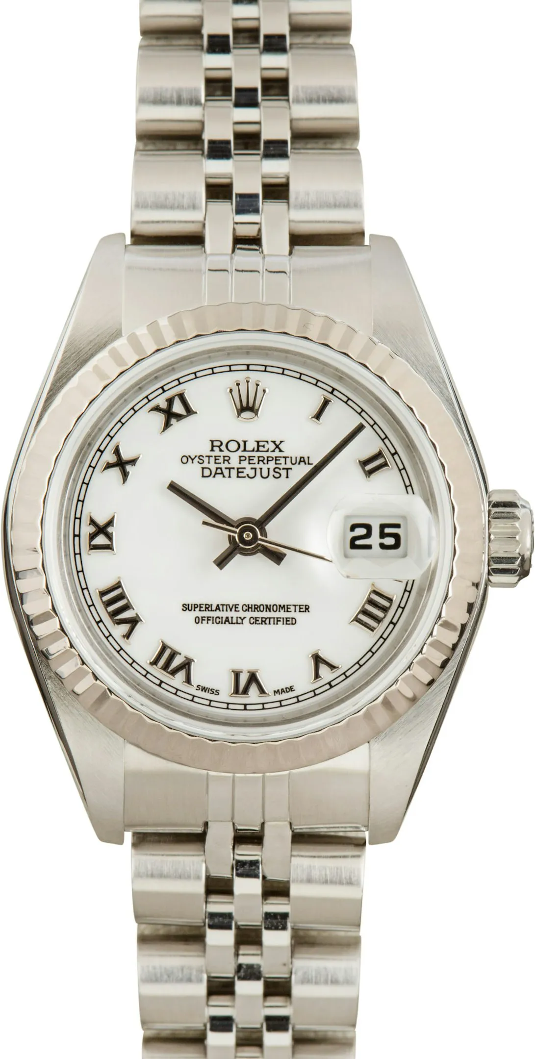 Rolex Lady-Datejust 79174 26mm Stainless steel White