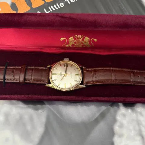 Tissot Visodate 34mm Yellow gold Champagne 7