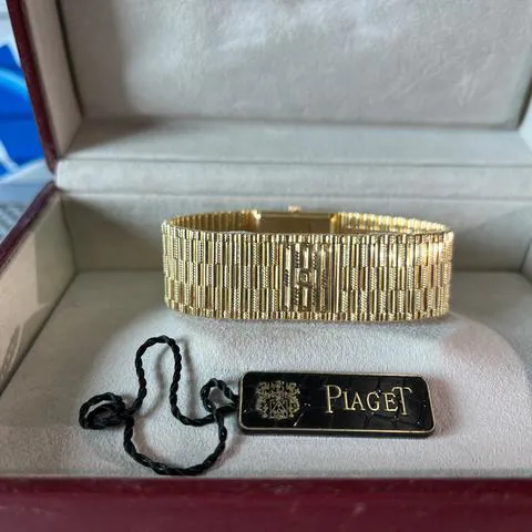 Piaget Polo 9352 23mm Yellow gold Black 3