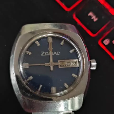 Zodiac 35mm Stainless steel Blue 5