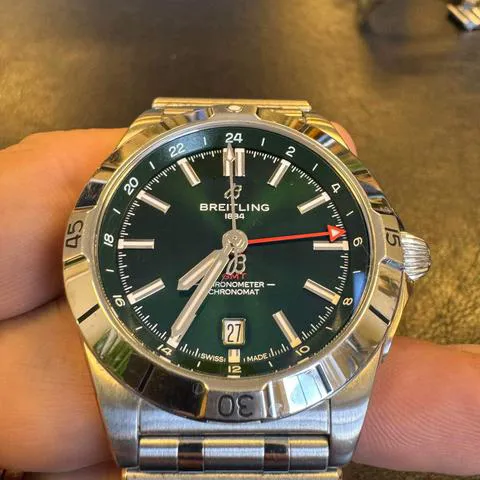 Breitling Chronomat A32398101L1A1 40mm Stainless steel Green