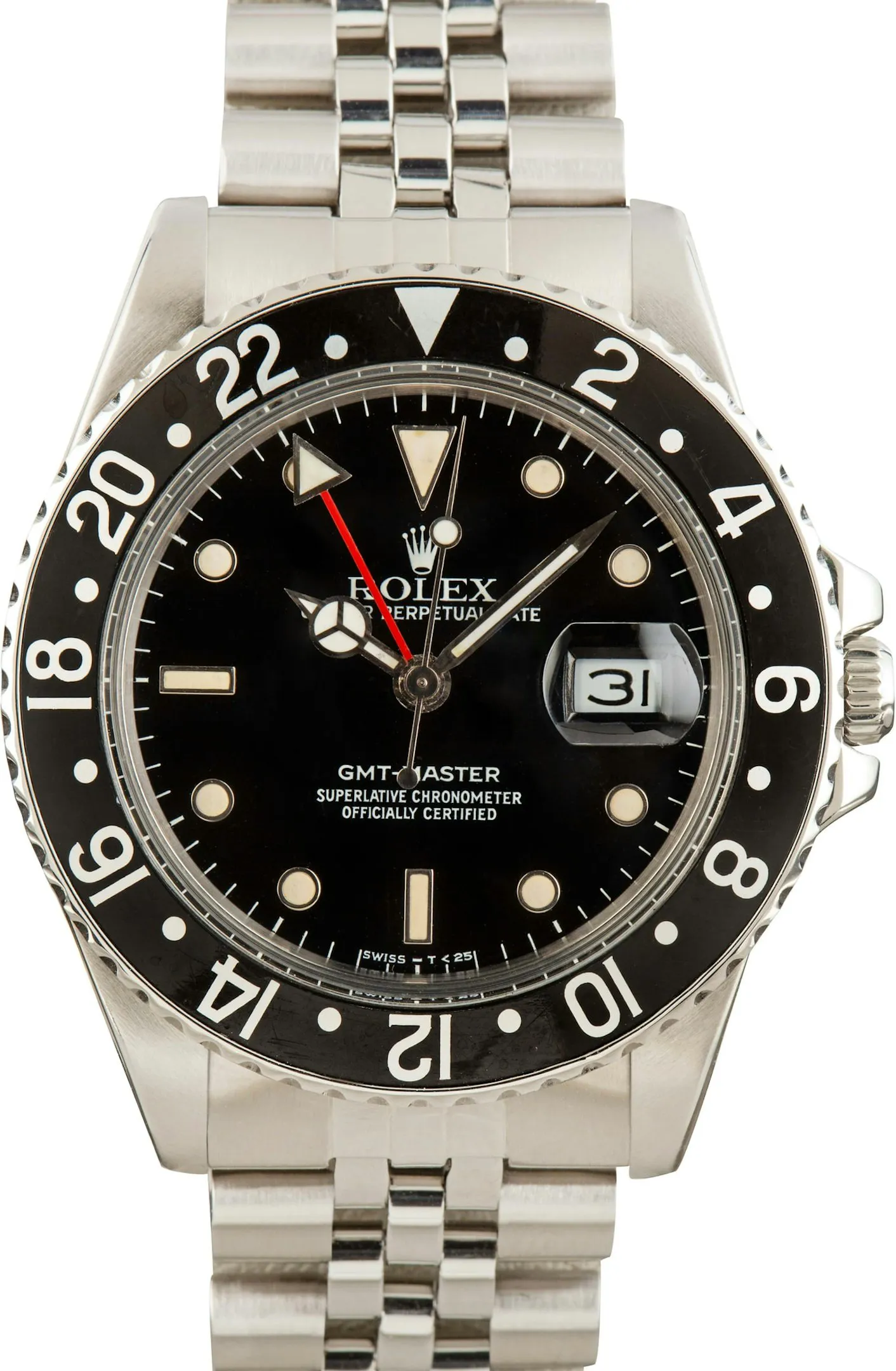 Rolex GMT-Master 16750 40mm Stainless steel Black