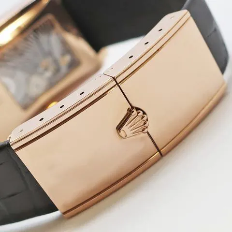 Rolex Cellini Prince 5442/5 28mm Rose gold Black 5